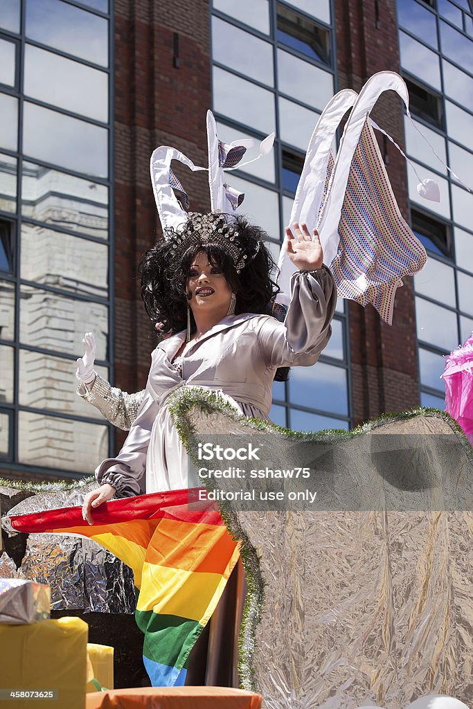 Pride Parade uczestnika na Float - Zbiór zdjęć royalty-free (2012)