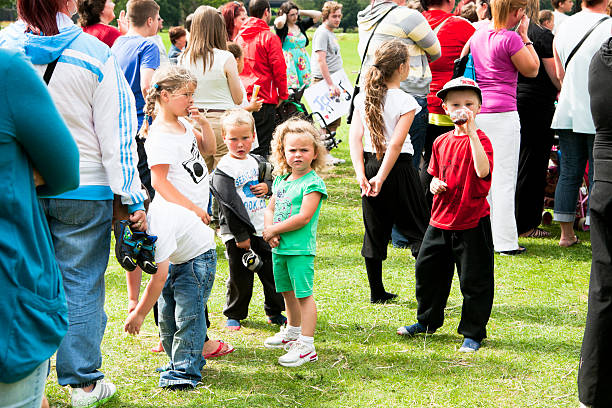 Newport, Wales UK - July 24, 2011: Annual Parklife Festival at Tredegar House and Park, Newport, Gwent, Wales UK.