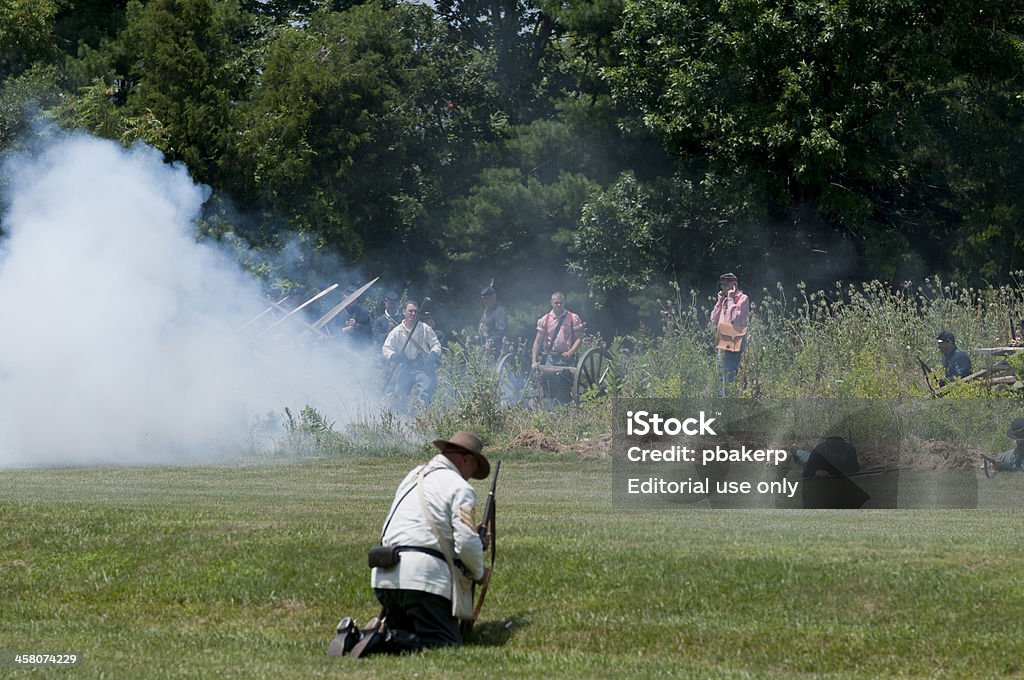 Canon Fired - Стоковые фото Confederate States of America роялти-фри