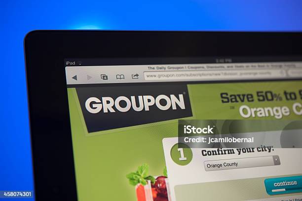 Groupon Website Stock Photo - Download Image Now - Groupon, Big Tech, Business