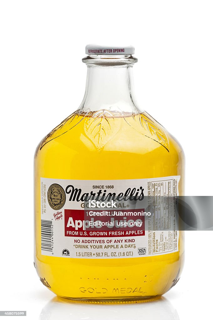 Martinelli suco de maçã - Foto de stock de Alimentação Saudável royalty-free