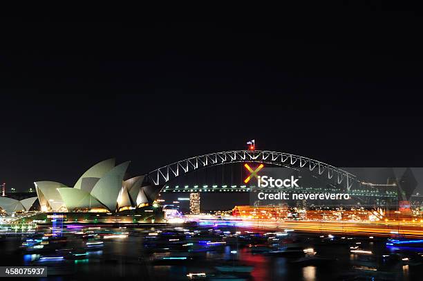 Foto de Sydney Opera House E Harbour Bridge e mais fotos de stock de Arquitetura - Arquitetura, Arranha-céu, Austrália