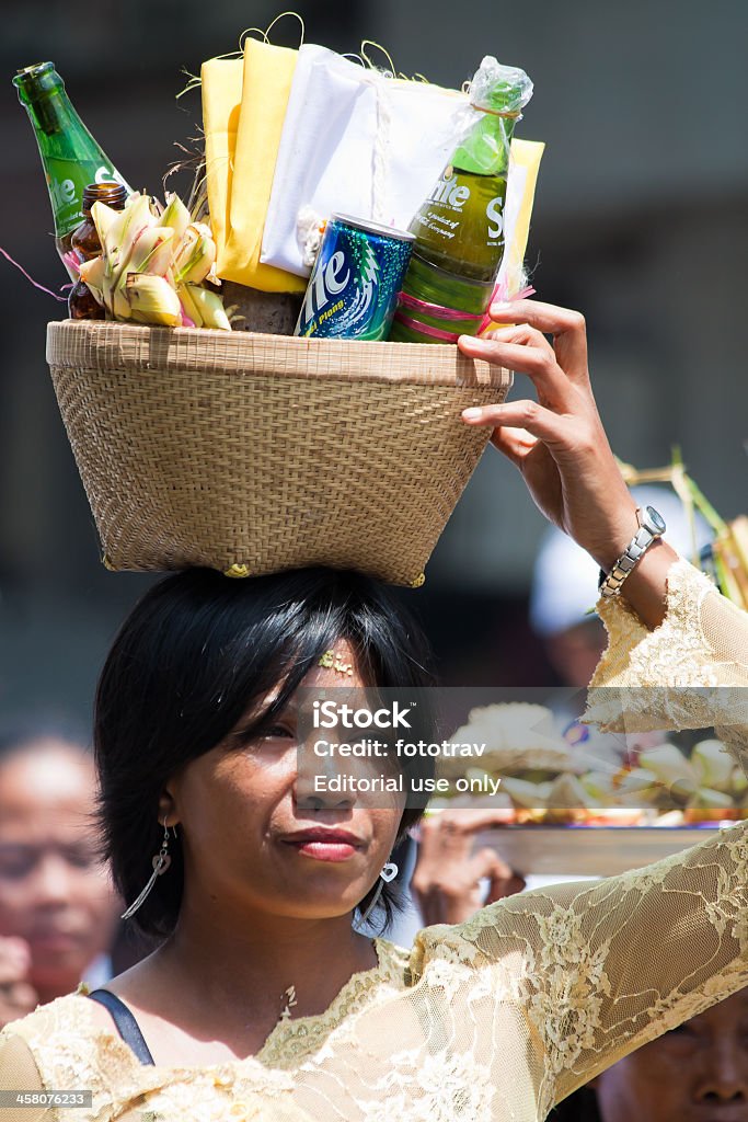 Desfile Hindu em Bali, Indonésia - Royalty-free Adulto Foto de stock