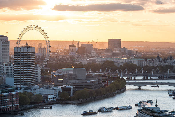 London's Southbank stock photo
