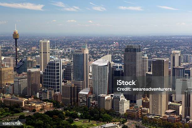 Der Innenstadt Von Sydney Stockfoto und mehr Bilder von Stadtansicht - Stadtansicht, Ansicht aus erhöhter Perspektive, Australien