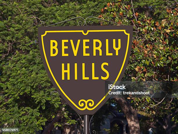 Beverly Hills Sign Stock Photo - Download Image Now - Beverly Hills - California, Sign, California