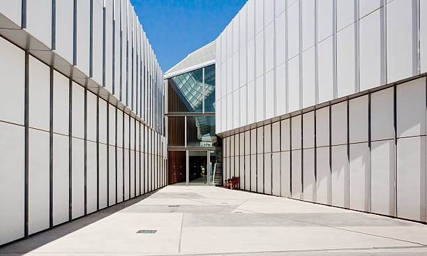 Exterior view of Parque de la Ciencias stock photo