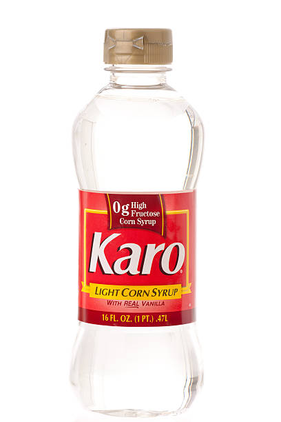 Bottle of Karo Light Corn Syrup  (Isolated) stock photo