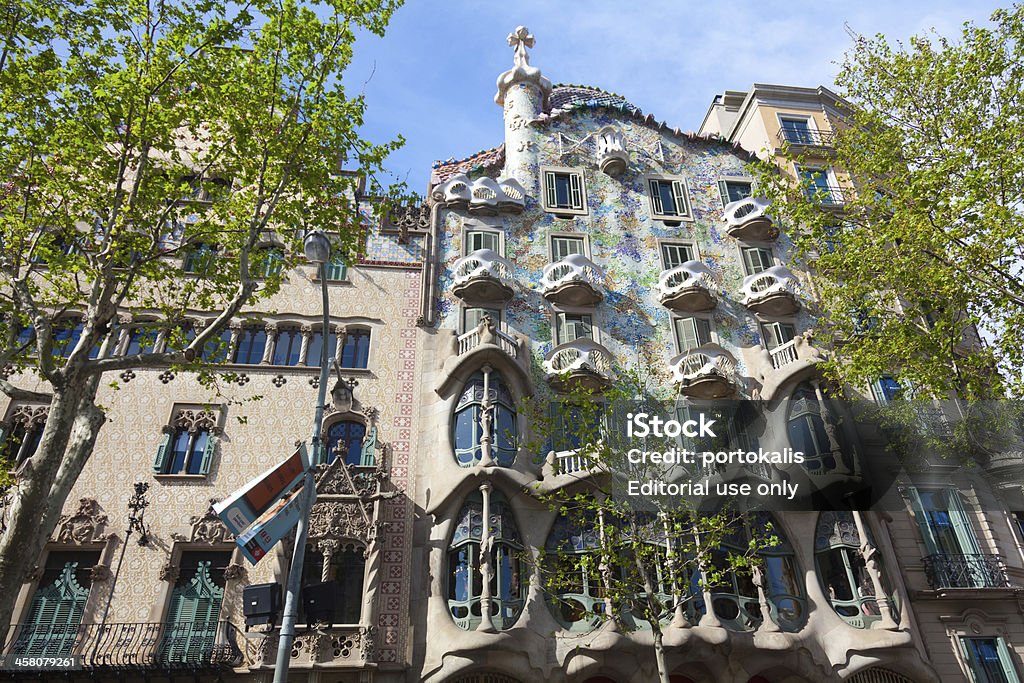 Casa Batllo - Photo de Antonio Gaudi libre de droits