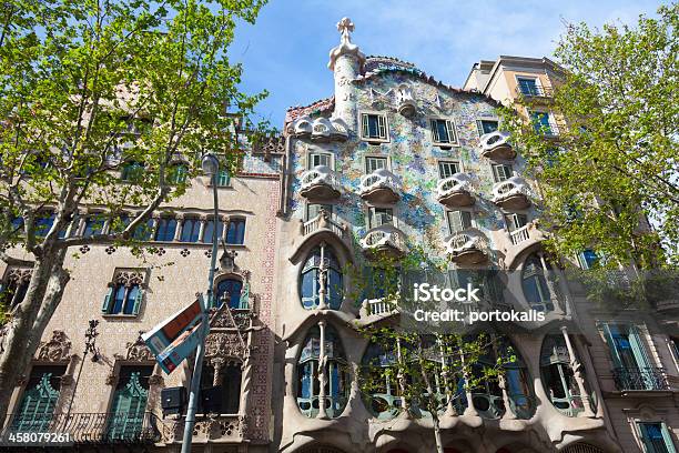 Photo libre de droit de Casa Batllo banque d'images et plus d'images libres de droit de Antonio Gaudi - Antonio Gaudi, Architecture, Art