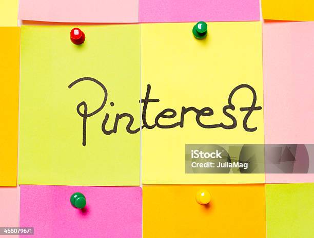 Pinterest Stockfoto und mehr Bilder von Abschicken - Abschicken, Anschlagbrett, Bunt - Farbton