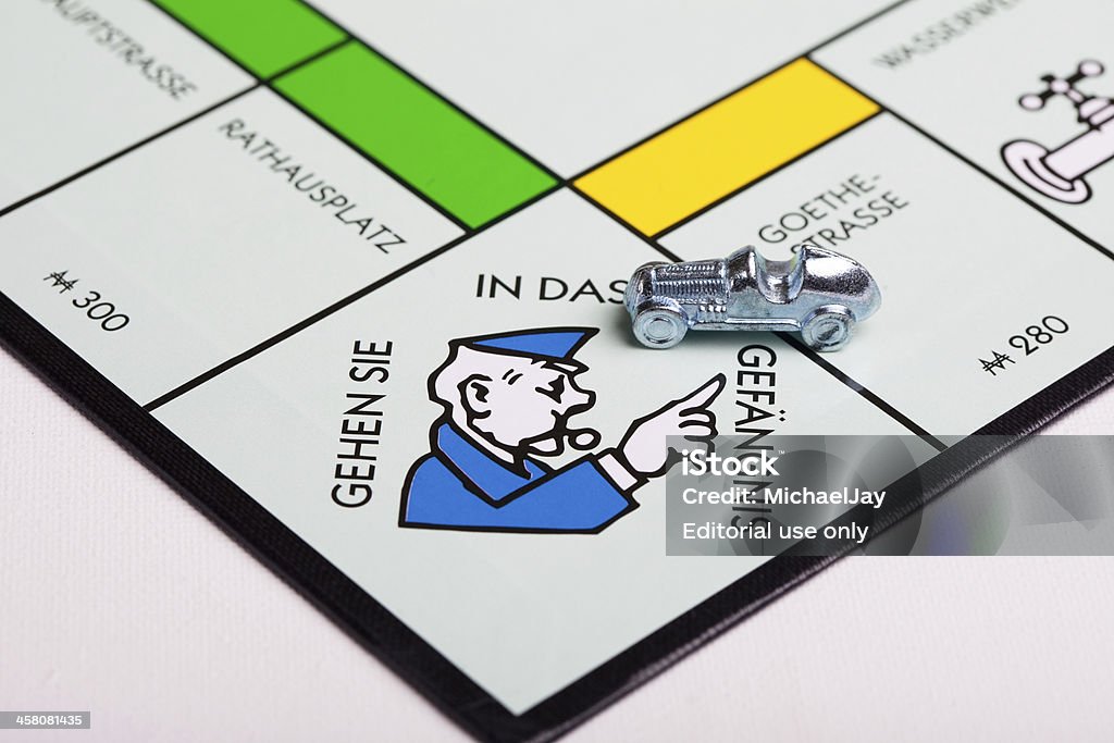 Monopoly-board Game 의사협회 및 비용 - 로열티 프리 Monopoly 스톡 사진