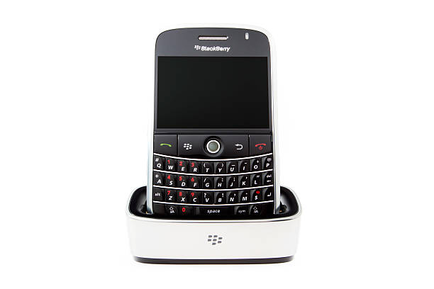 blackberry bold 9000 - trackball foto e immagini stock