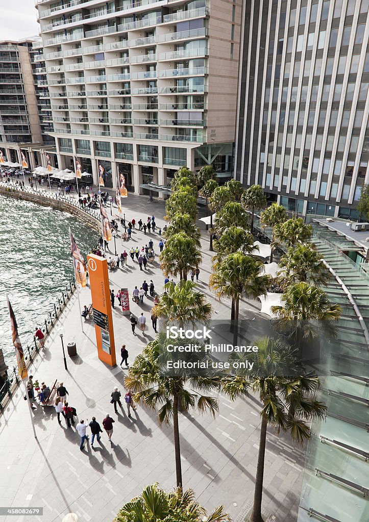 Promenade at Circular Quay, Sydney, Australie - 15 mai 2010 - Photo de Appartement libre de droits