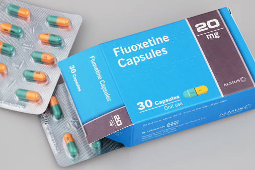 Set of tablets and capasule pills in blister packaging arranged on white background, Pharmaceutical industry medical and healthcare concept. Pharmacy drugstore.