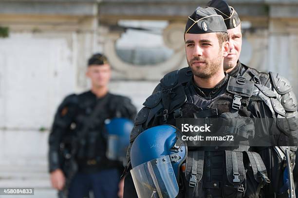 Riot Police Officer Stockfoto und mehr Bilder von Frankreich - Frankreich, Polizei, Gendarmerie