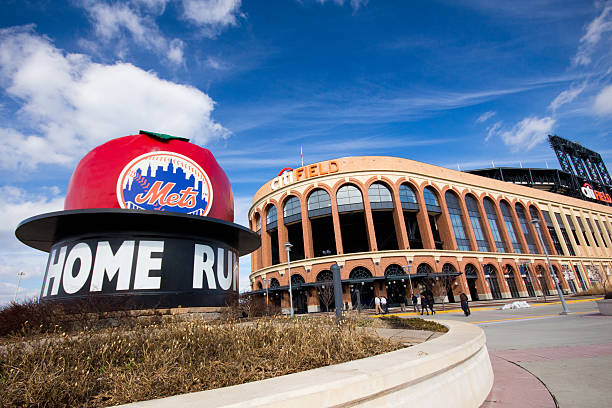 citi field ballpark - flushing fotografías e imágenes de stock