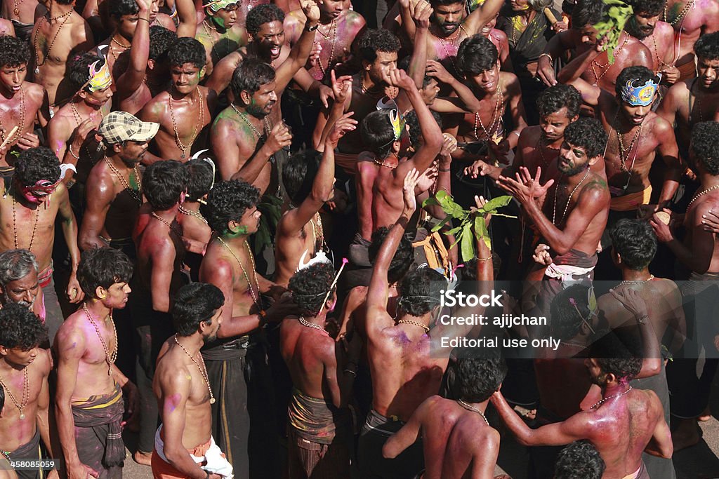 Gli appassionati di Lord Ayyappa - Foto stock royalty-free di Arte, Cultura e Spettacolo