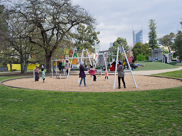 Playground stock photo