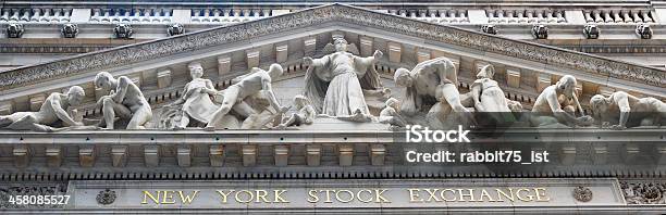 Photo libre de droit de La Ville De New York banque d'images et plus d'images libres de droit de Bourse de New York - Bourse de New York, New York City, Wall Street