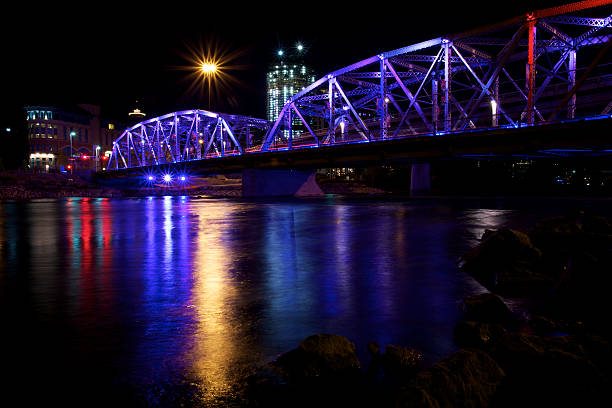 Langevin Bridge de nuit - Photo