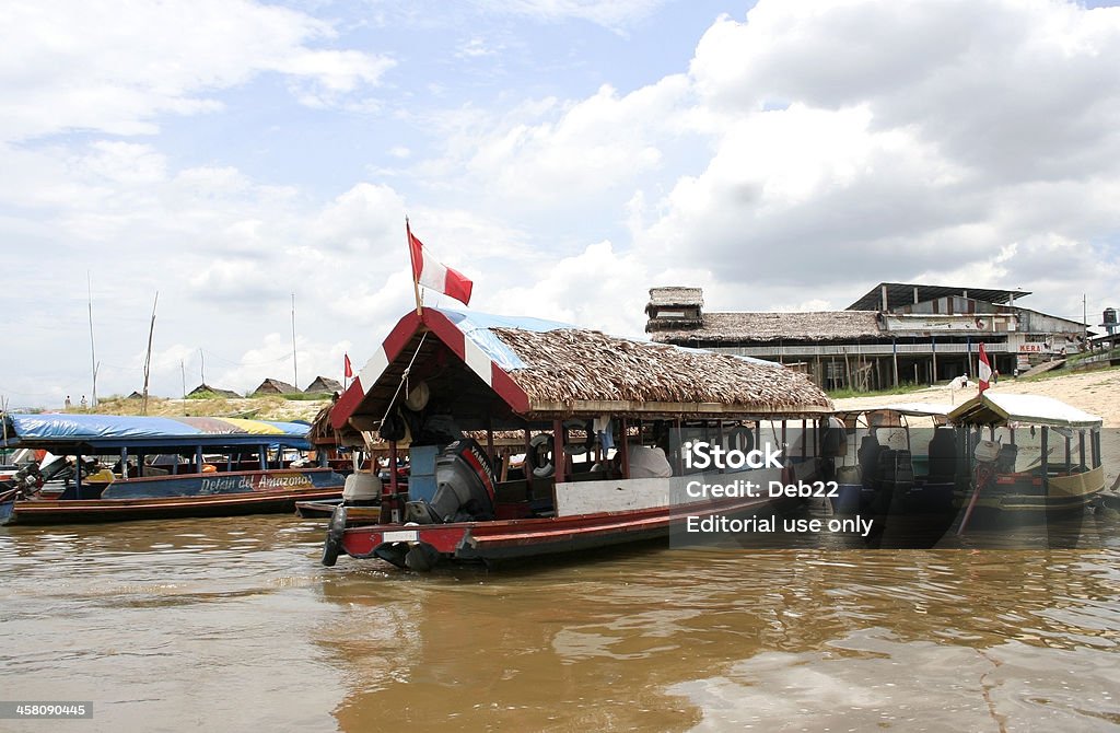 Porto de Iquitos, no Peru, América do Sul - Foto de stock de Amazônia peruana royalty-free