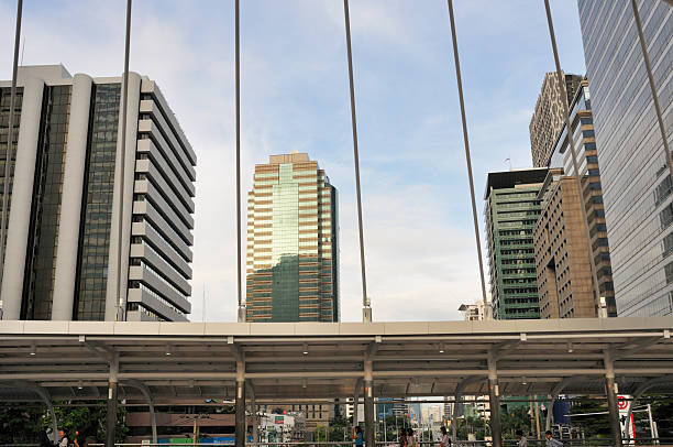 Sathorn office Buildings stock photo