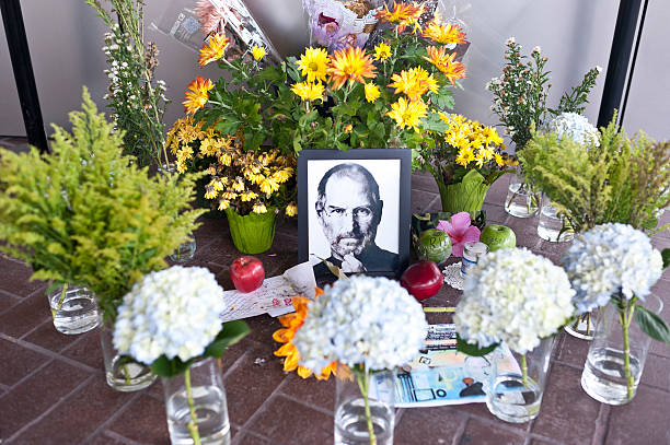 onore di steve jobs - steve jobs foto e immagini stock