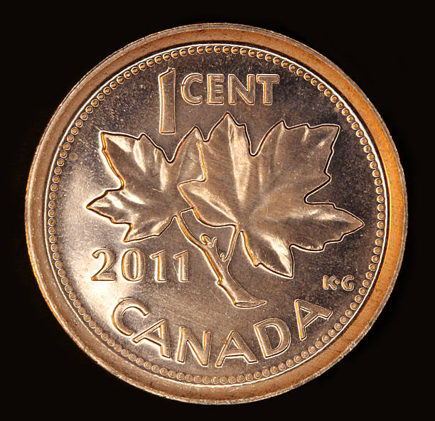 캐나다식 2011 penny - canadian culture penny coin canada 뉴스 사진 이미지