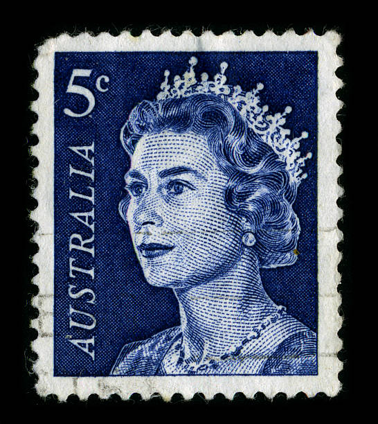 sello postal. - reina isabel ii de inglaterra fotografías e imágenes de stock