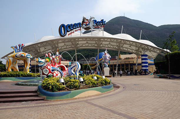 ocean park hong kong - hong fotografías e imágenes de stock