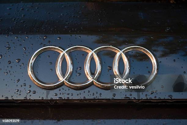 Audi Logo Stock Photo - Download Image Now - Audi, Logo, Car