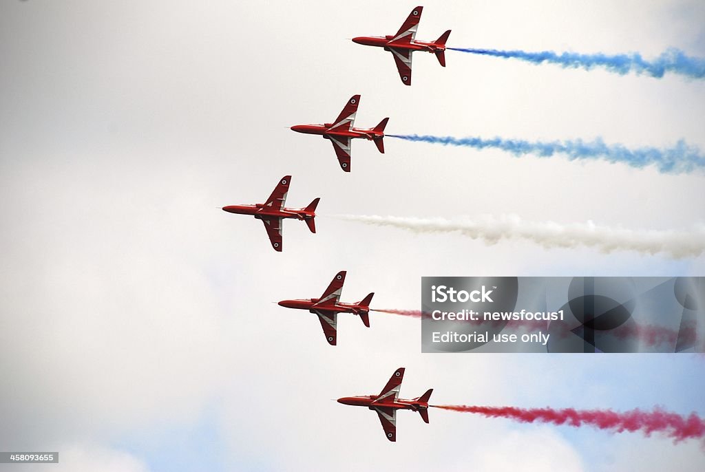 빨간색 화살표, 이스트본 - 로열티 프리 Airshow 스톡 사진