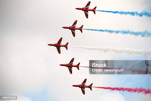 빨간색 화살표 이스트본 Airshow에 대한 스톡 사진 및 기타 이미지 - Airshow, BAE 호크, 곡예 비행기