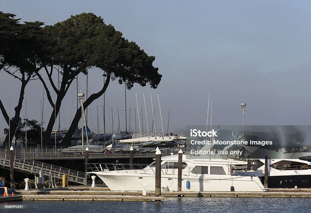 San Francisco Yacht Club, na Califórnia, EUA - Foto de stock de América do Norte royalty-free
