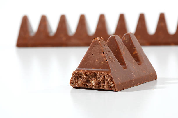 Toblerone Chocolate Bar stock photo