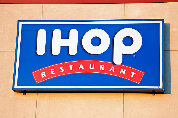 IHOP restaurant "Chicago, Illinois, USA - September 21, 2011: IHOP (The International House of Pancakes) restaurant sign seen on the wall of the building in Chicago. IHOP was founded in 1958." Ihop stock pictures, royalty-free photos & images