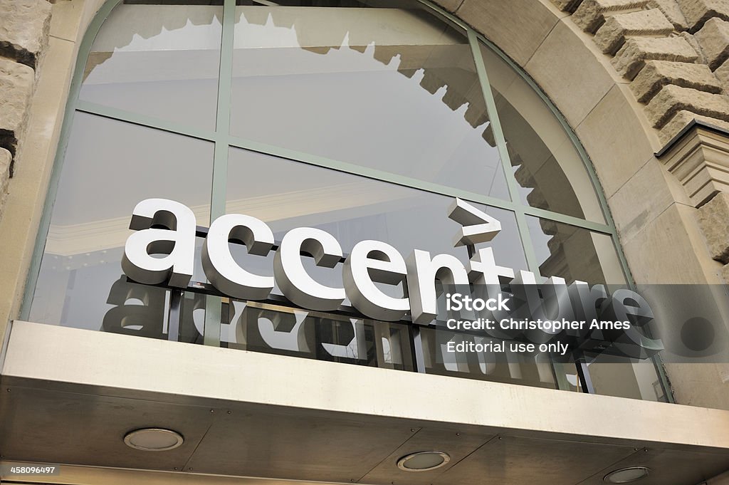 Accenture Sign - Royalty-free Cam Stok görsel