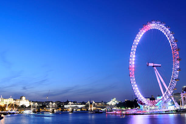 Beleuchtet Energie London Eye – Foto