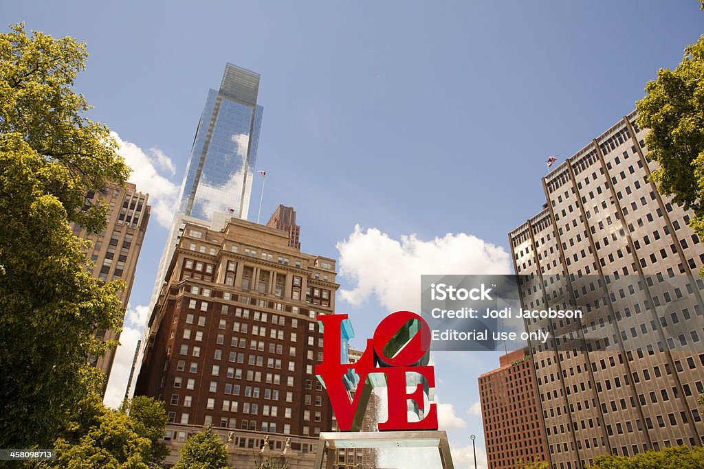 Amore Park Philadelphia Paesaggio urbano - Foto stock royalty-free di Filadelfia