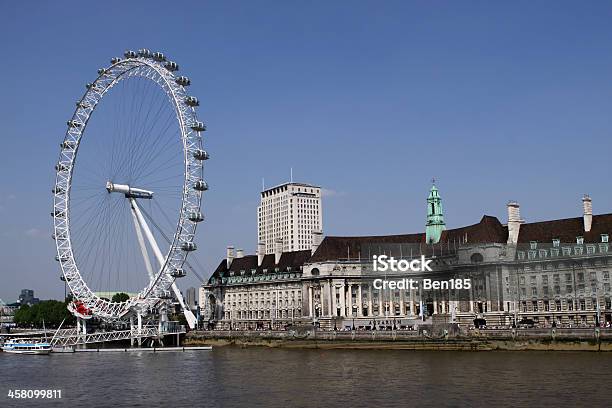 새천년 눈 런던 강에 대한 스톡 사진 및 기타 이미지 - 강, 관람차, 국제 관광명소