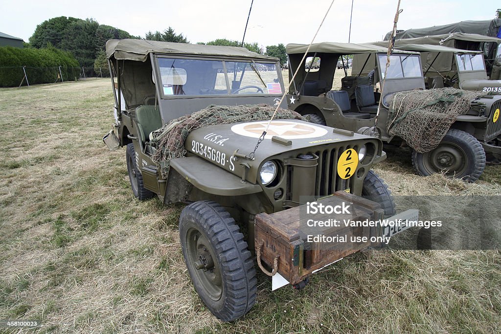 WW2 Jeep - Lizenzfrei Altertümlich Stock-Foto
