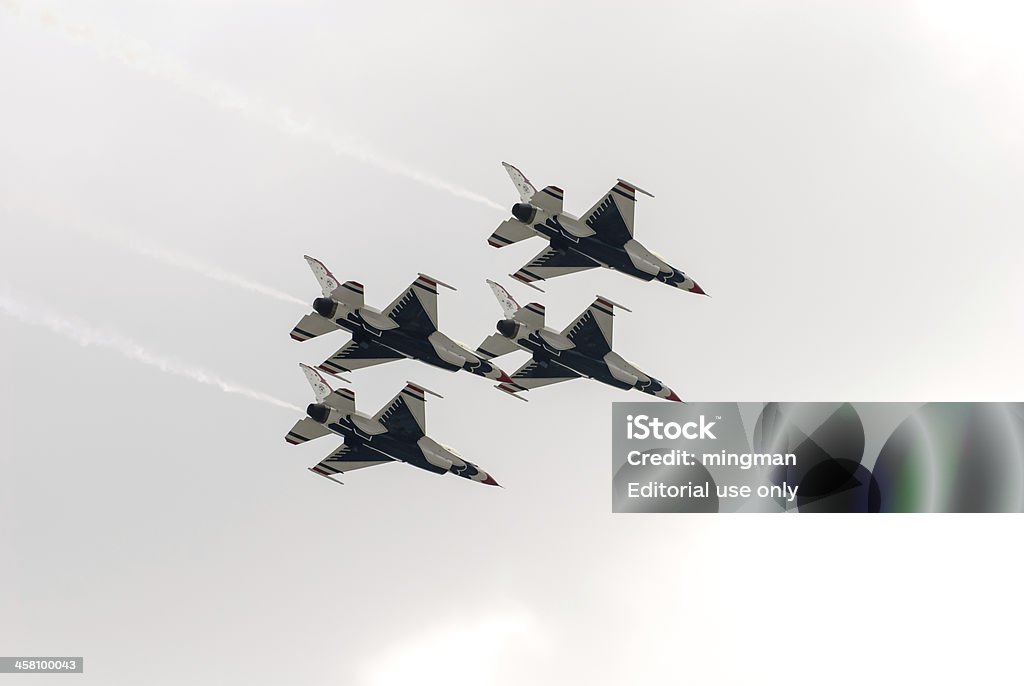 Thunderbirds (Força Aérea Americana) - Royalty-free Atividade Foto de stock