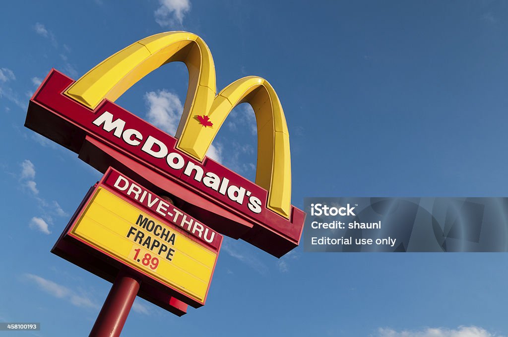 McDonald's - Lizenzfrei Autoschalter Stock-Foto