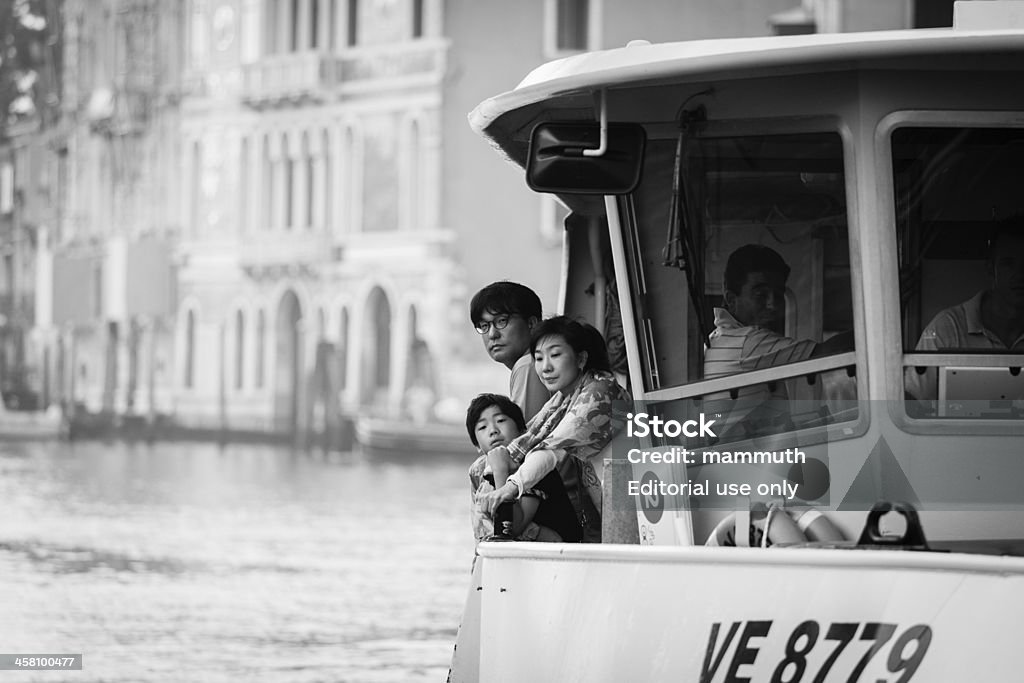 Família asiática em Veneza - Foto de stock de Asiático e indiano royalty-free