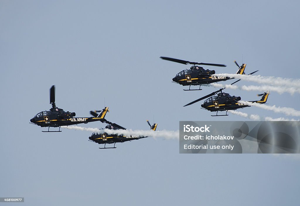 米国陸軍ヘリコプターデモチーム - 2007年のロイヤリティフリーストックフォト