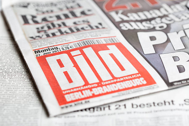Cover page of Bild-Zeitung stock photo