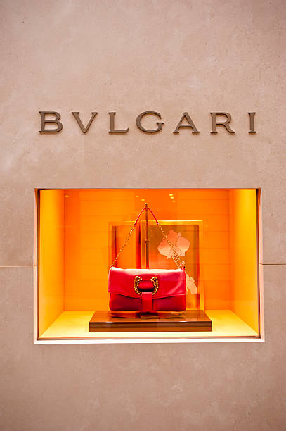 bulgari 부틱 밀라노, 이탈리아 - bulgari 뉴스 사진 이미지