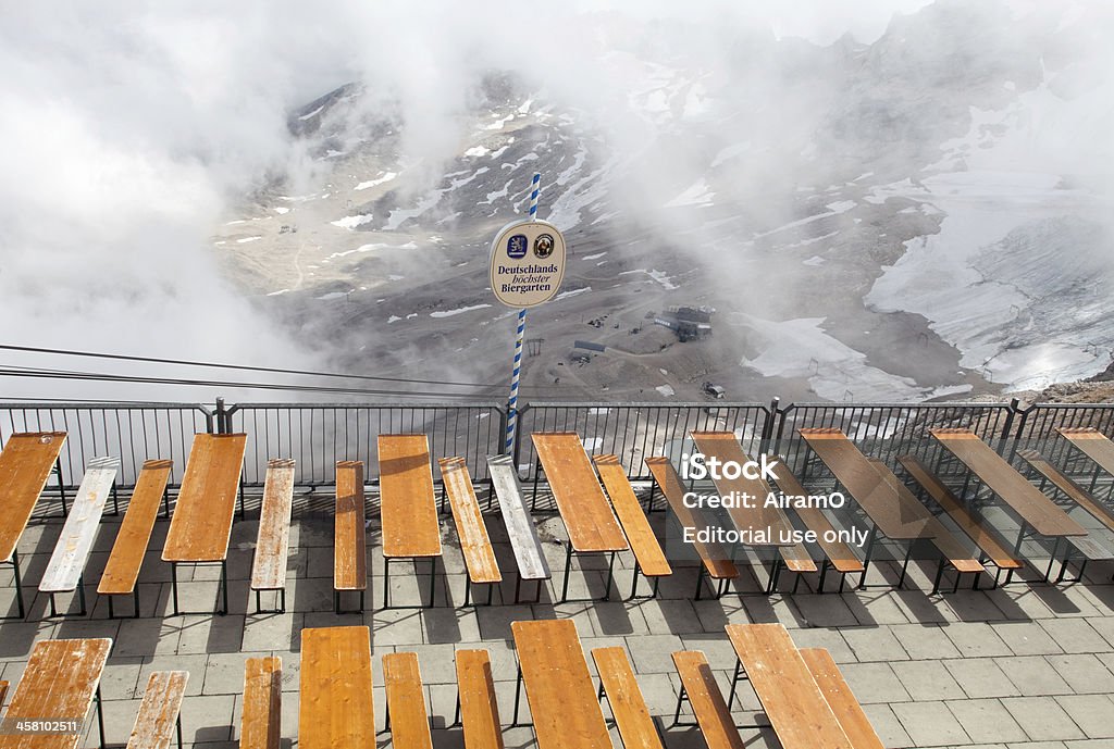 Mont Zugspitze, allemands meilleur bar en plein air - Photo de Allemagne libre de droits