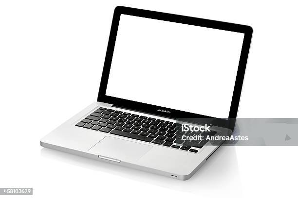 Apple Laptop Mac Book Pro Stock Photo - Download Image Now - Beauty, Black Color, Blank